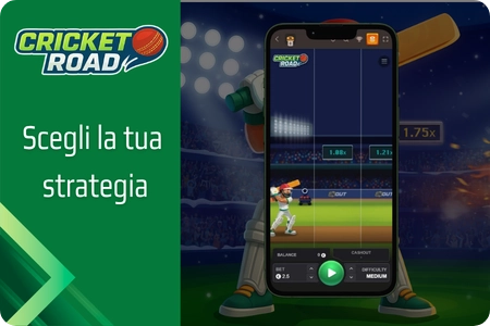 Scegliere la strategia giusta in Cricket Road